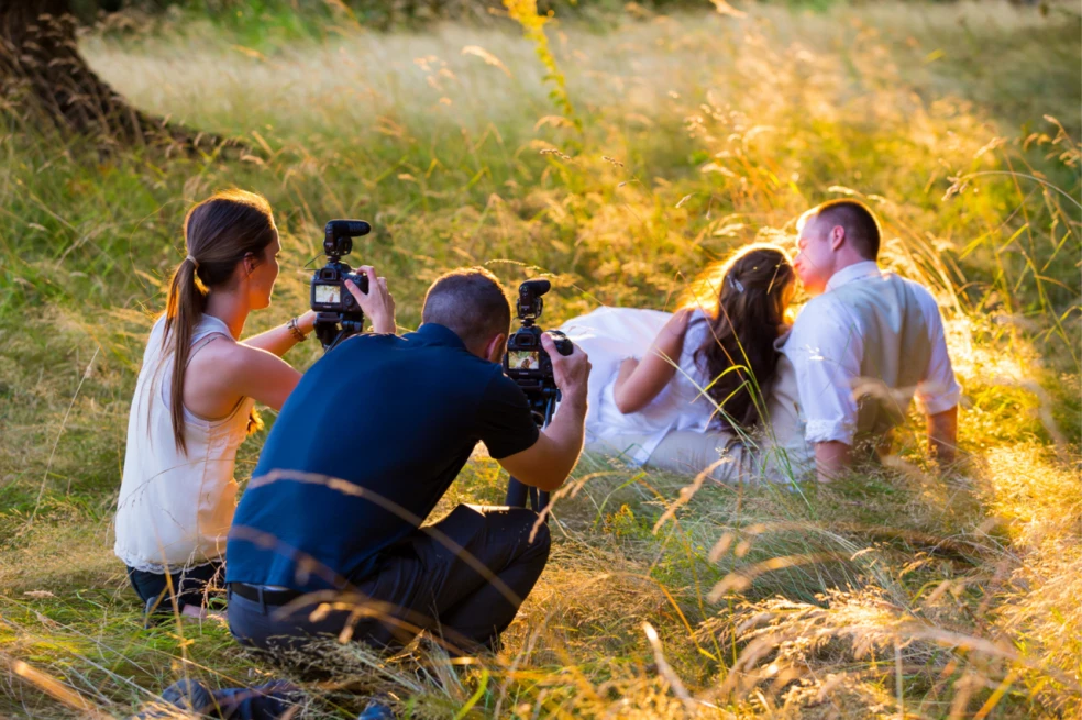 Fotografování svatebních portrétů