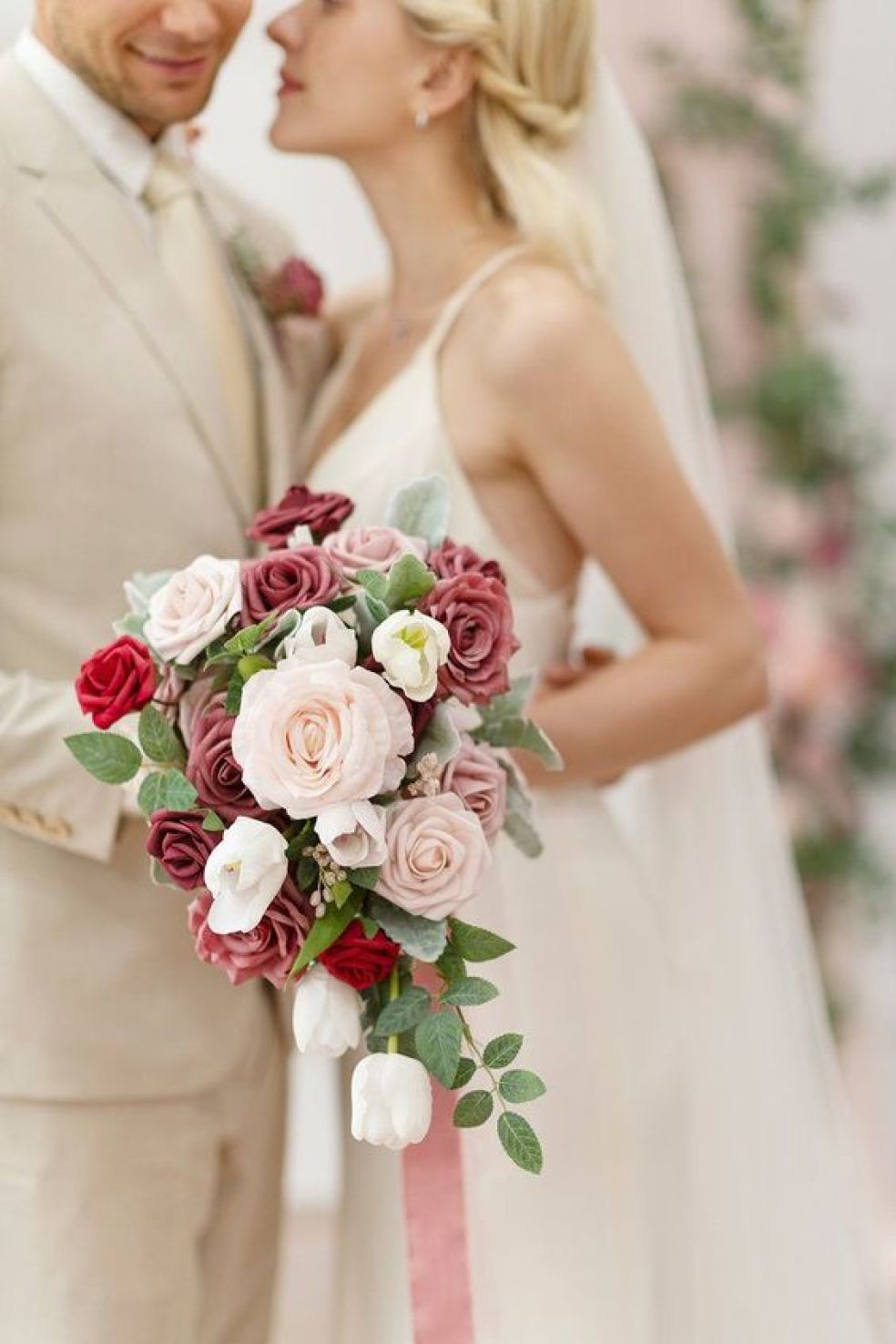 škoricovo-růžová svatba