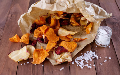 recepty na zdravé chipsy