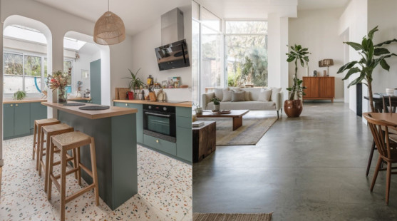 Netypické podlahové materiály, které vás překvapí – terrazzo, bambus, korek a další