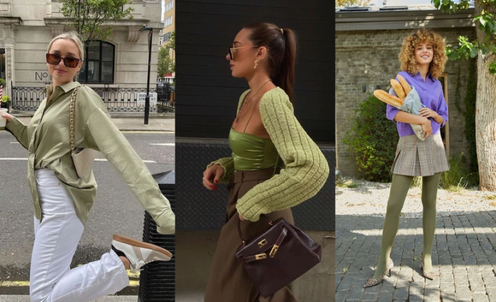 Trendy pistáciová barva