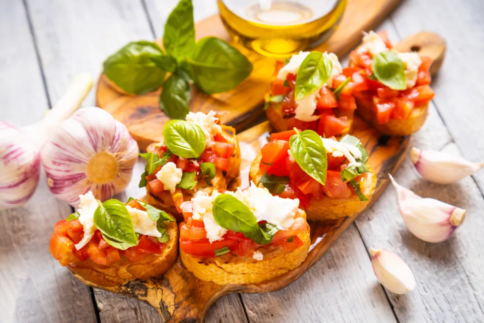 italská bruschetta
