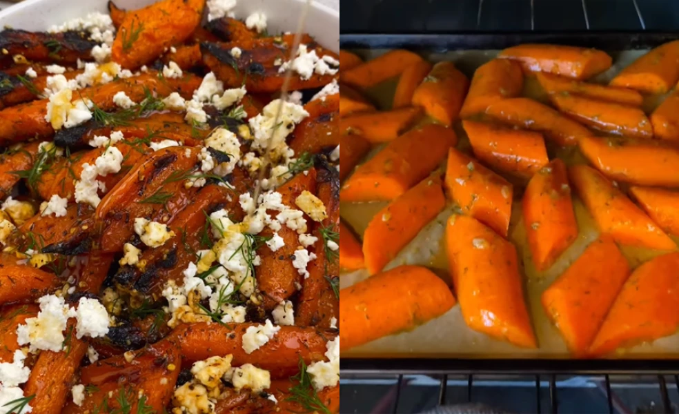 recept na pečenou mrkev