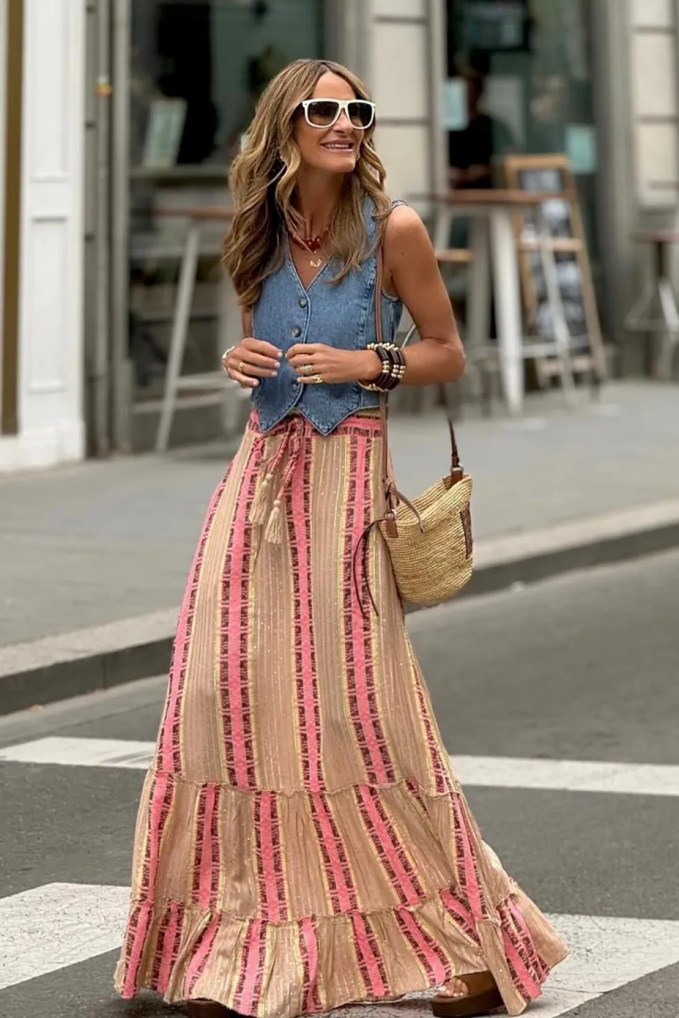 boho sukně