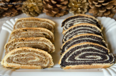 Domácí recept na makový a ořechový závin