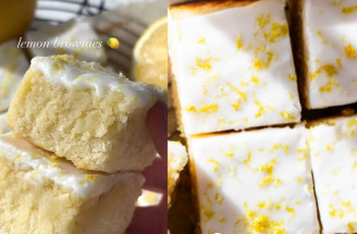 Recept na citronové brownies – ten nejvíc svěží letní moučník na víkend!