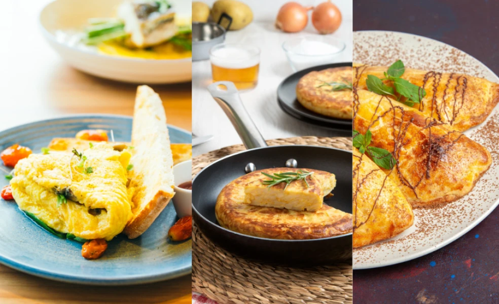 recepty na omeletu