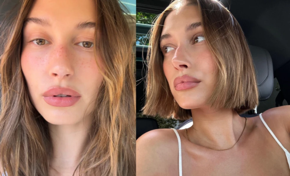 Hailey Bieber make-up