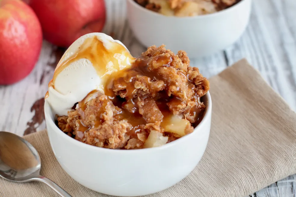 Recept na podzimní jablečný crumble 