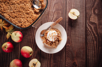 Podzimní jablečný crumble: Nejvoňavější dezert sychravé sezóny