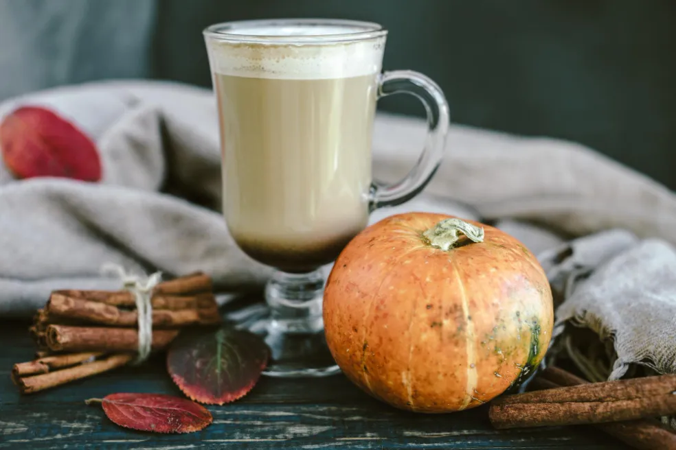 dýňové latte recept