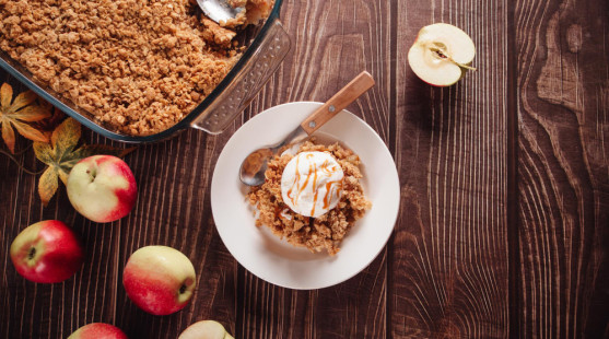 Podzimní jablečný crumble: Nejvoňavější dezert sychravé sezóny