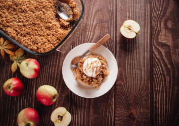 Podzimní jablečný crumble: Nejvoňavější dezert sychravé sezóny