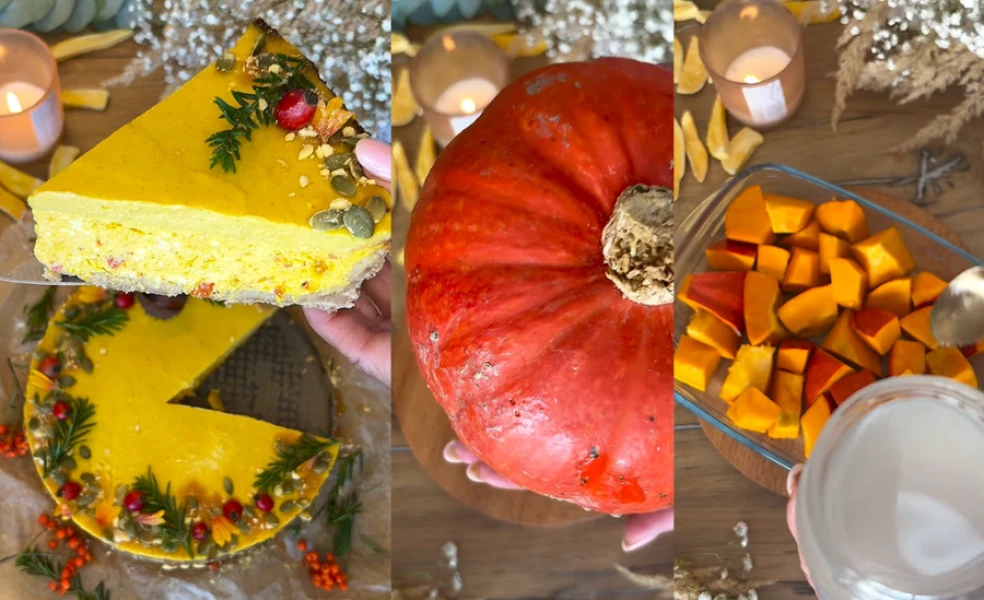 dýňový cheesecake recept