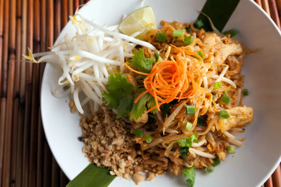 Pad Thai s kuřecím masem