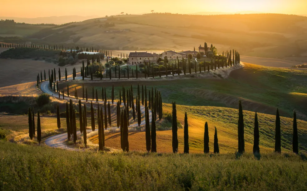 Toskánsko na podzim