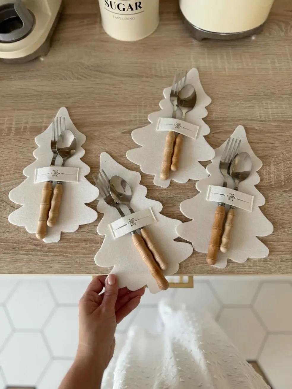 vánoční aranžmá na stůl