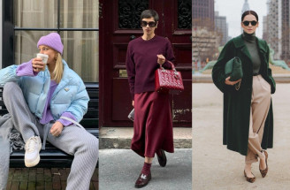 Trendy barvy pro zimní outfity 2025: Od jemné levandulové po tmavě zelenou