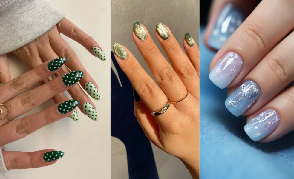 zimní manikúra 2025
