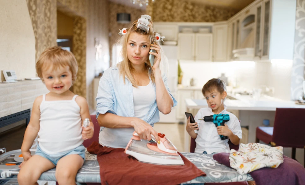 neviditelná práce v domácnosti