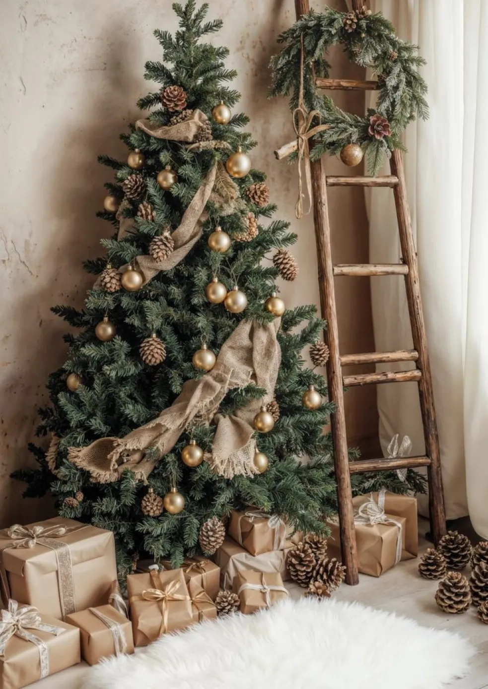 přírodní vánoční dekorace