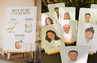 Personalizované svatební prvky: Vlastní pečeti, speciální koktejly či portréty hostů