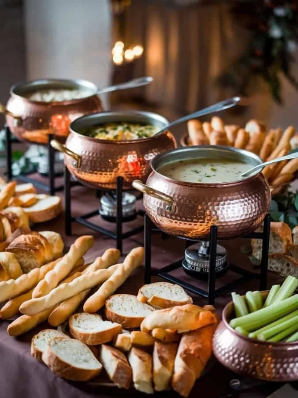 polévky na zimní svatbu