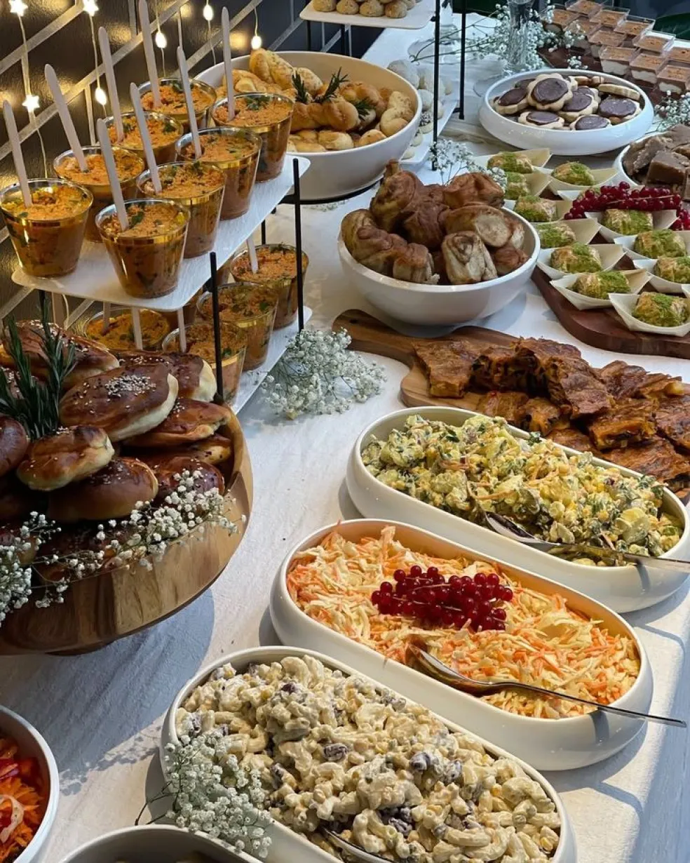 zimní jídla na svatbu