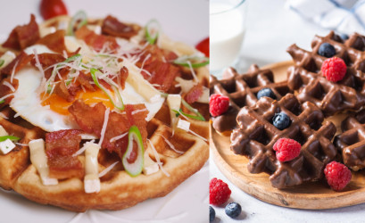 Pizza nebo brownies z vaflovače? Vyzkoušej i netradiční recepty na vafle