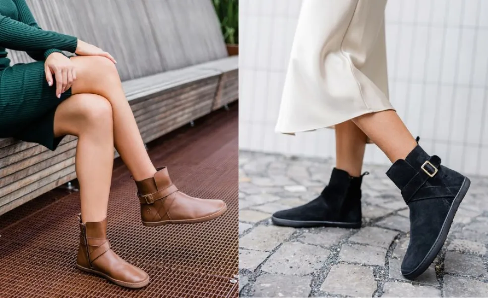 Barefoot kotníkové kozačky DIVINE od SHAPEN