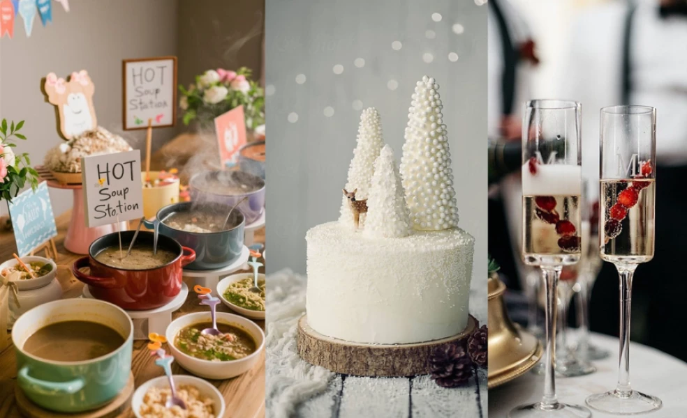 Zimní svatební menu