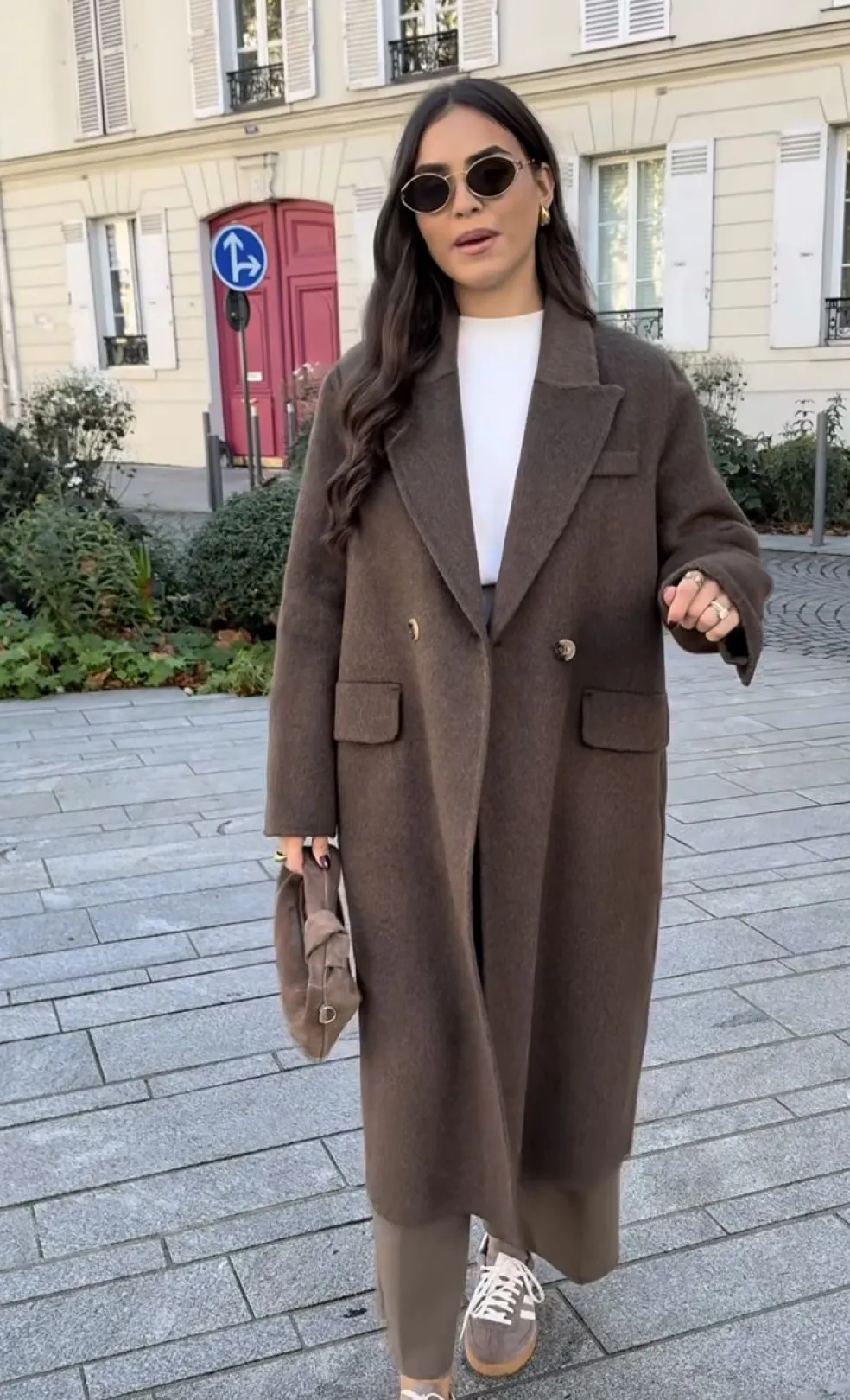 zimní kabát pro postavu jablko