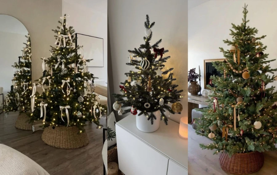 Minimalistický vánoční stromeček