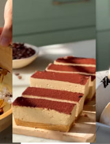 Nepečené kávové cheesecake řezy: Dezert, který nahradí i vaši ranní kávu