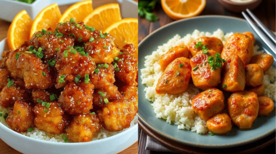 Recept na kuřecí kousky ve sladkokyselé pomerančové omáčce