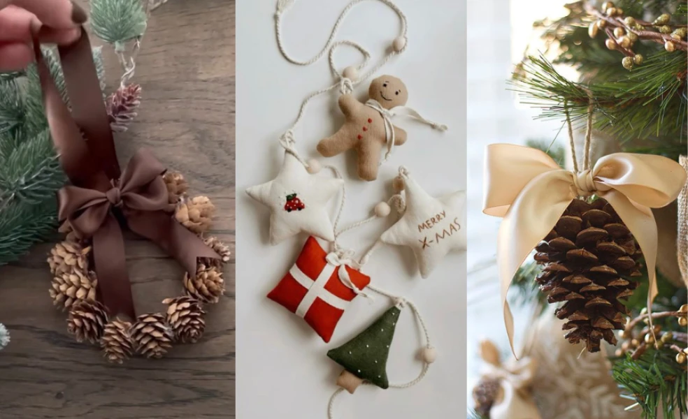 Přírodní vánoční dekorace