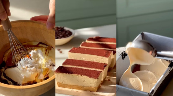 Nepečené kávové cheesecake řezy: Dezert, který nahradí i vaši ranní kávu