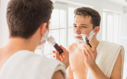 vliv holení na pokožku