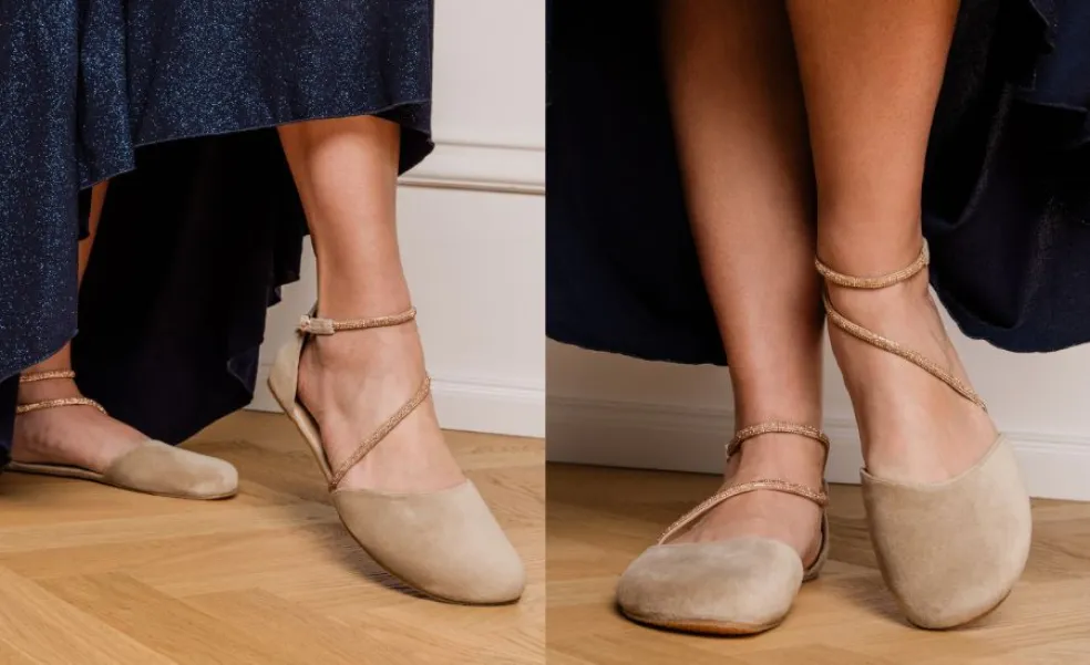 ORCHID Glamour sandály béžové