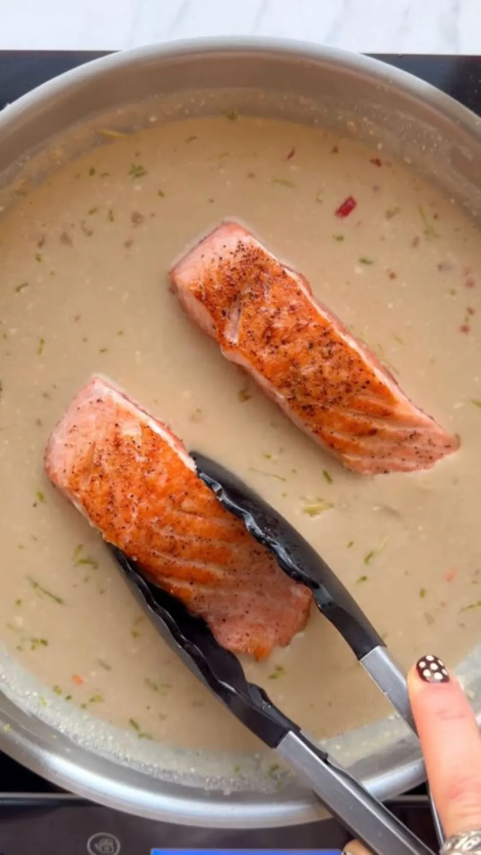 losos v kokosovém mléku s limetkou recept