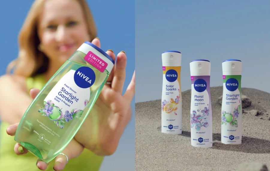 NIVEA sprchové gely a antiperspiranty