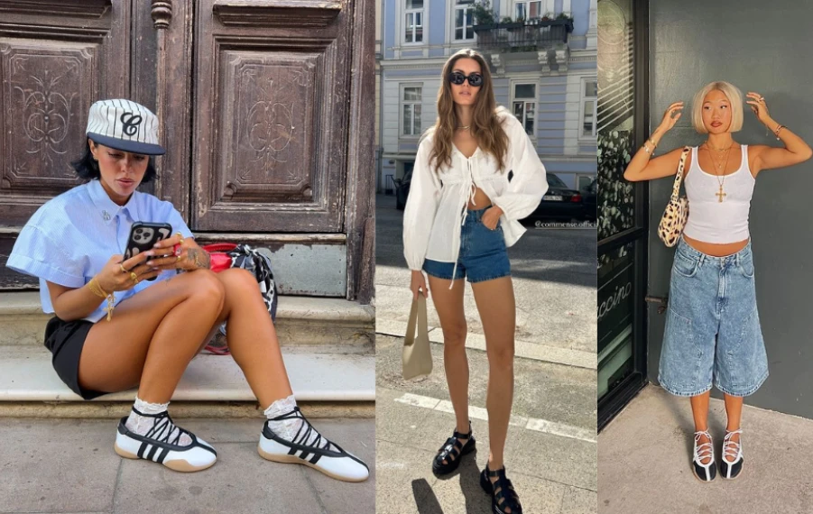 jarní trendy obuvi 2026 baleríny a sandály