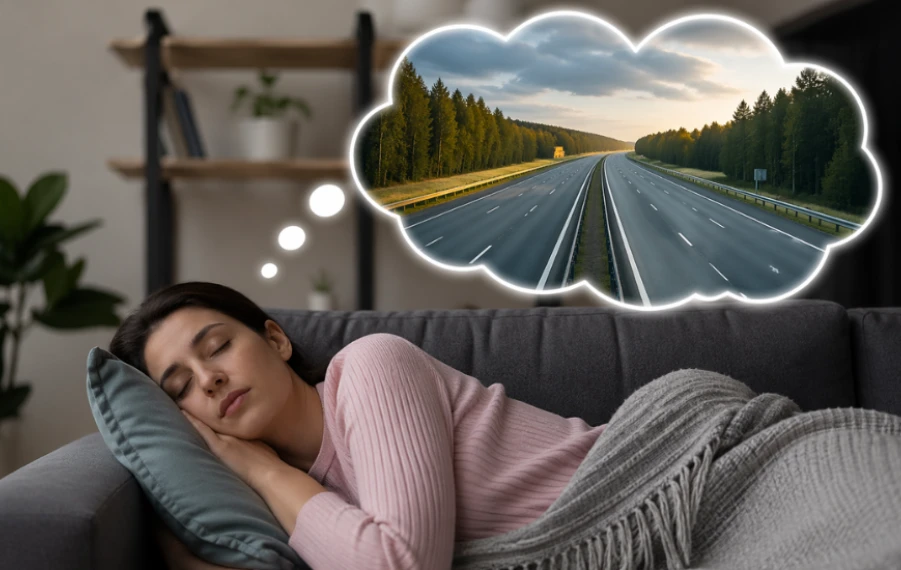 sen o cestě význam výklad snů cesta