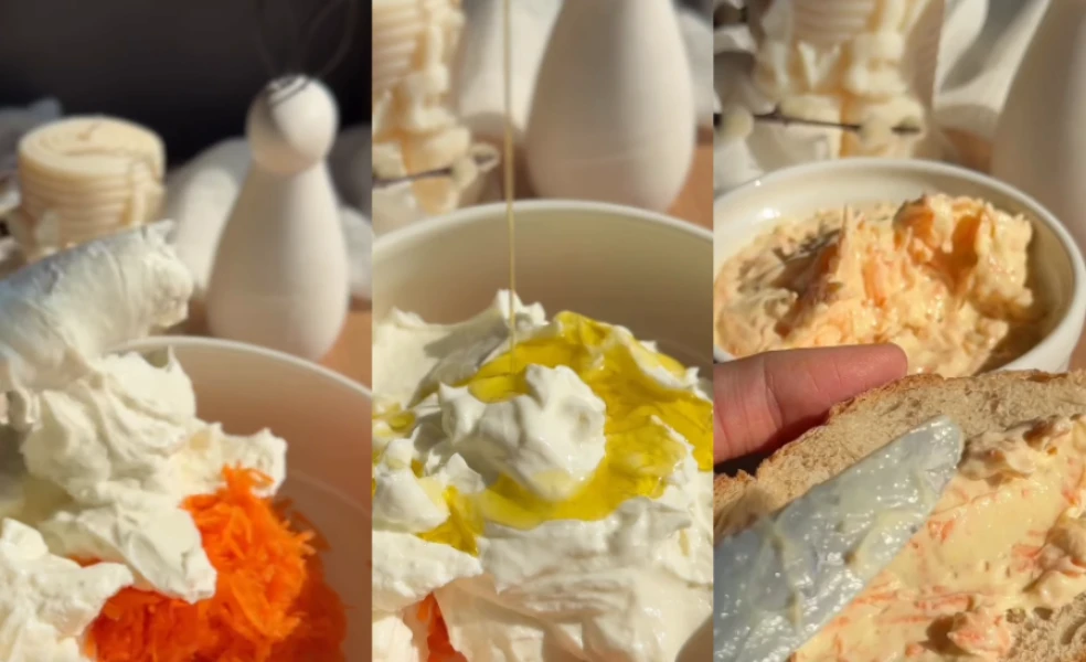 mrkvová pomazánka s tvarohem fit recept na chleba