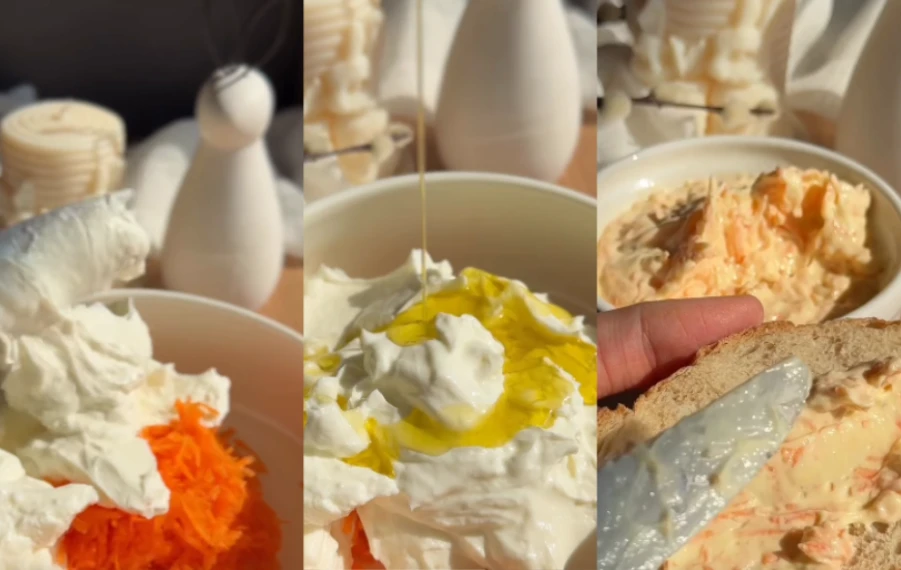 mrkvová pomazánka s tvarohem fit recept na chleba