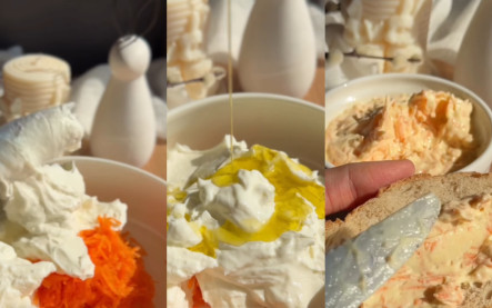 mrkvová pomazánka s tvarohem fit recept na chleba