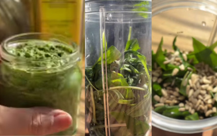 Domácí pesto z medvědího česneku recept jarní bylinky