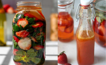 Domácí jahodový ocet: Recept, využití a přínosy pro zdraví