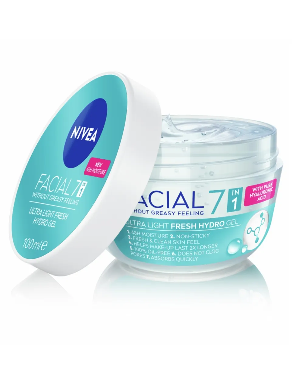 NIVEA Facial Hydratační pleťový gel s kyselinou hyaluronovou