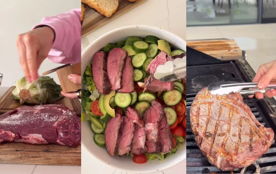Steakový salát